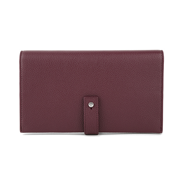 Saint Laurent Sac De Jour Long Wallet Leather Red - Picture 1 of 9